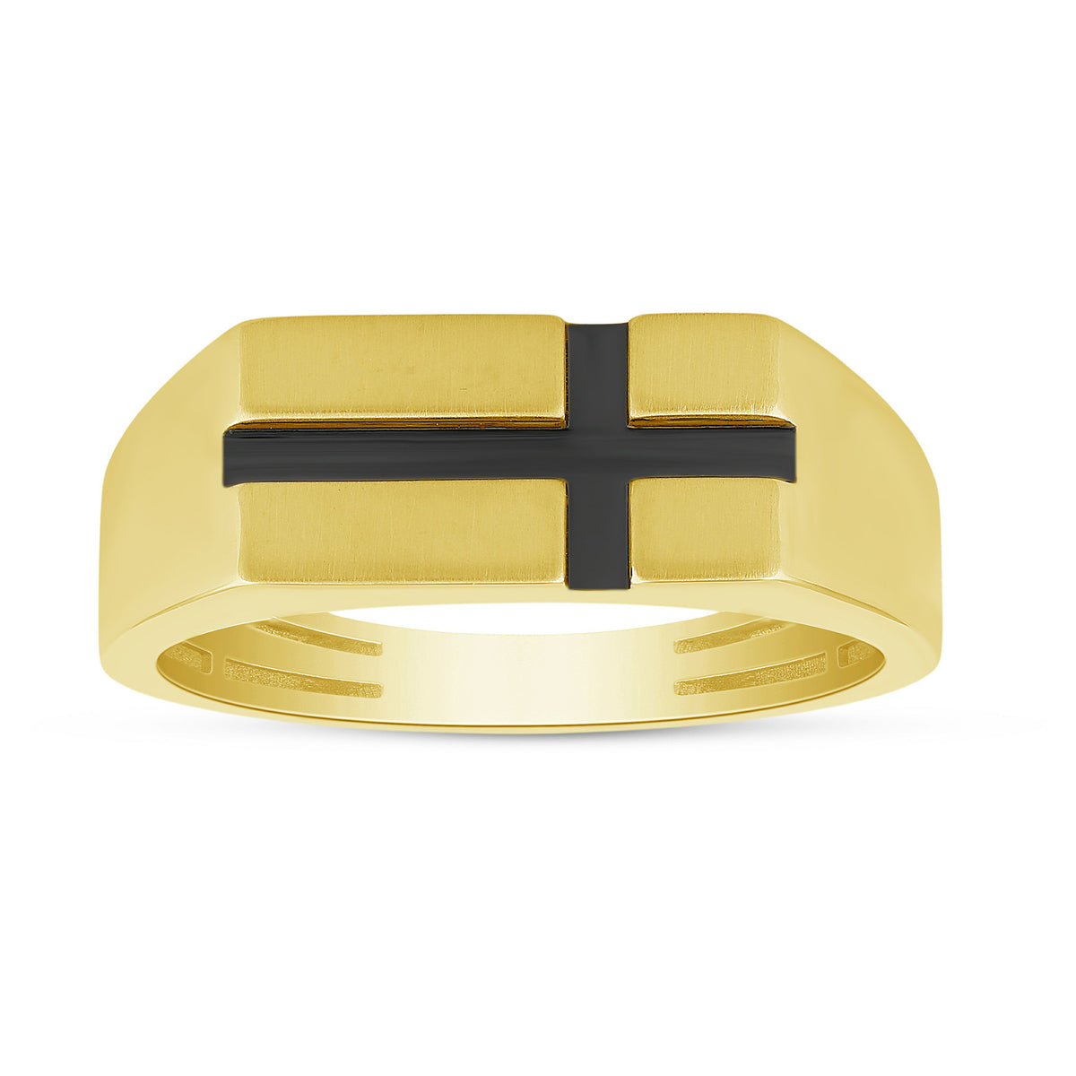 10K Yellow Gold Men's Fashion Ring - product