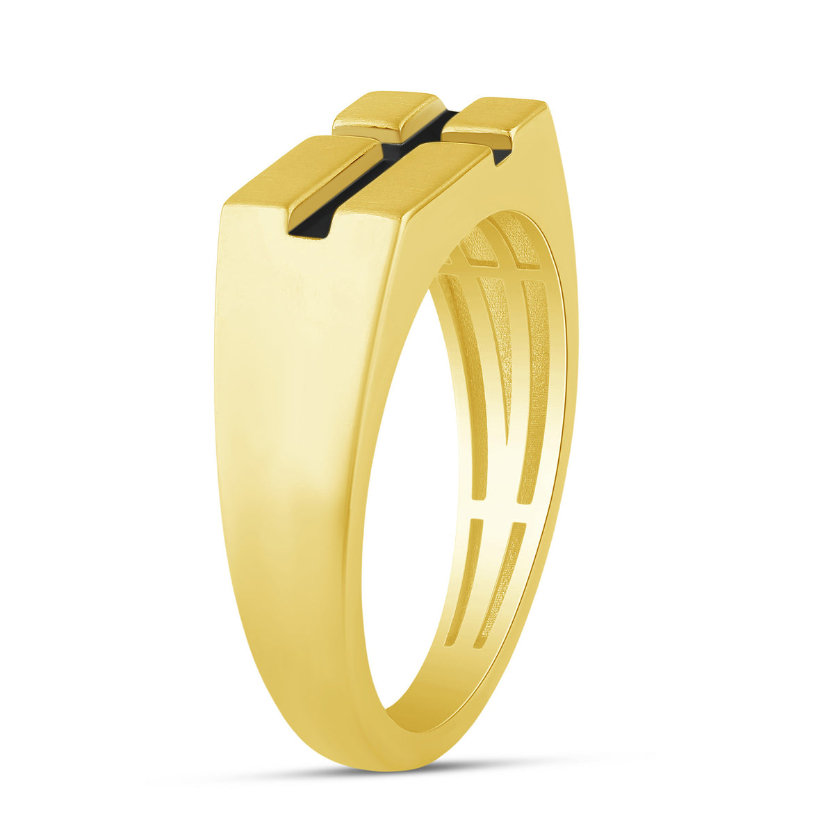 10K Yellow Gold Men's Fashion Ring - product