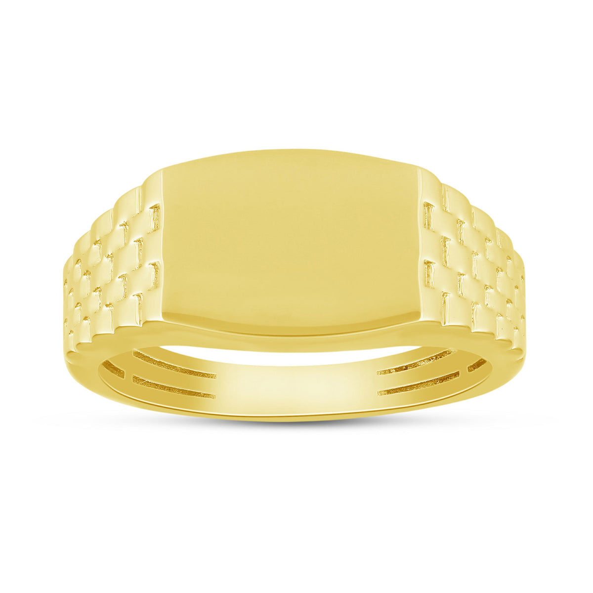 10K Yellow Gold Men's Fashion Ring - product