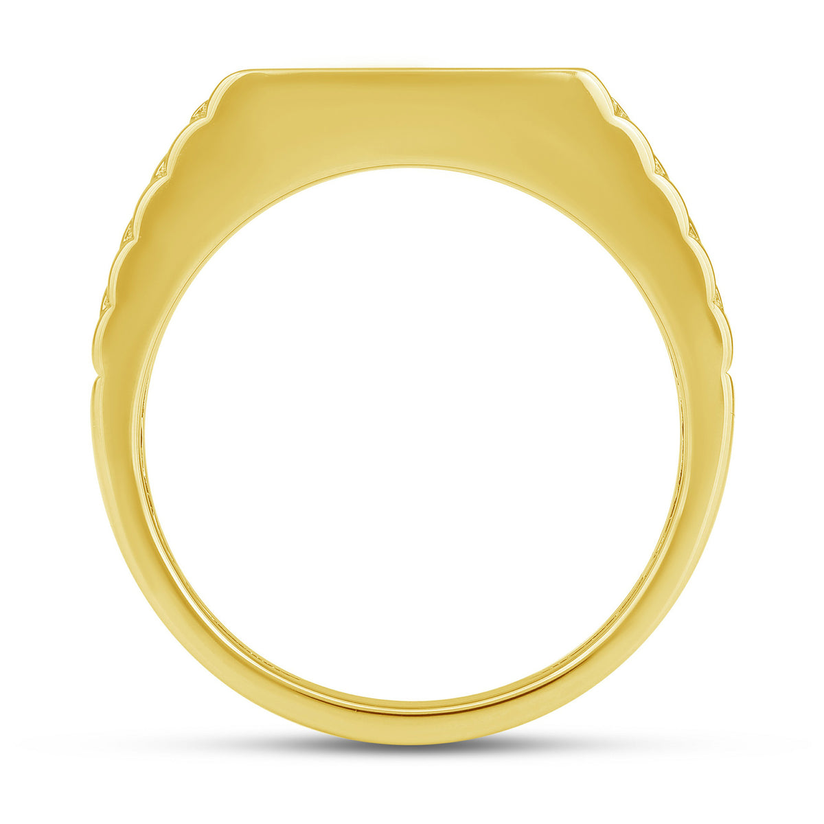 10K Yellow Gold Men's Fashion Ring - product