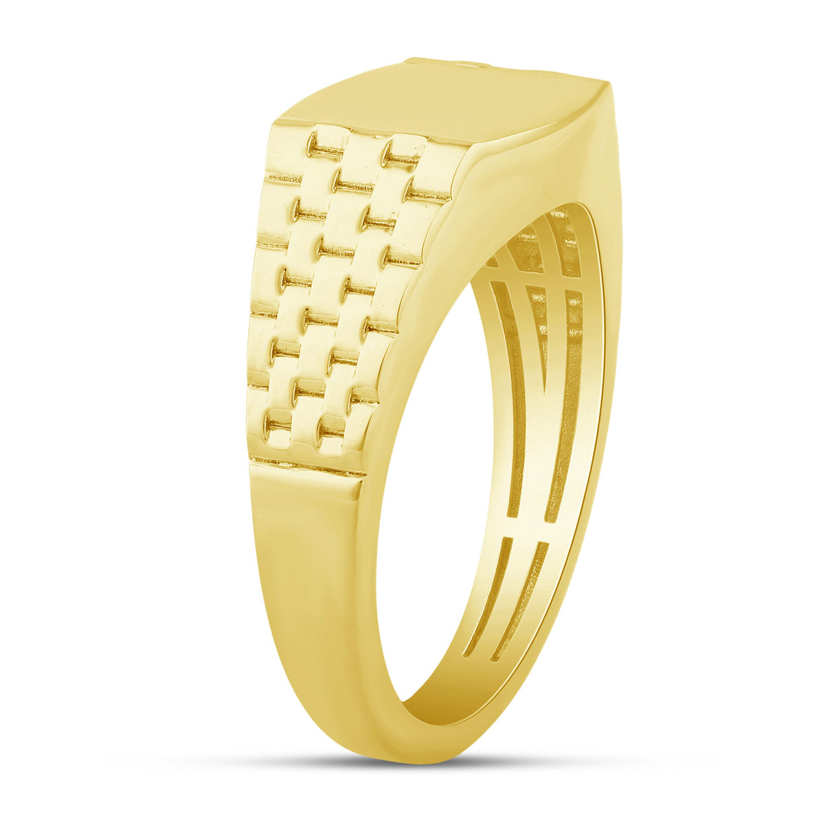 10K Yellow Gold Men's Fashion Ring - product