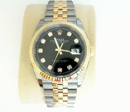 Rolex 18K TWO TONE DATE JUST MOTHER OF PEARL