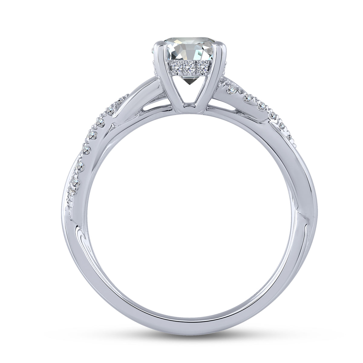 White Gold Round Lab-Grown Diamond Bridal Set – 1.32 CTW - product