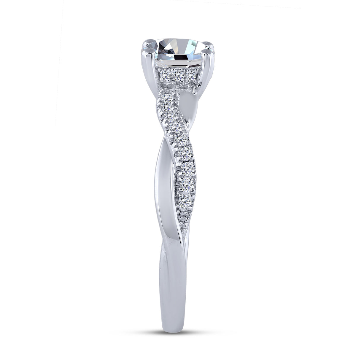 White Gold Round Lab-Grown Diamond Bridal Set – 1.32 CTW - product