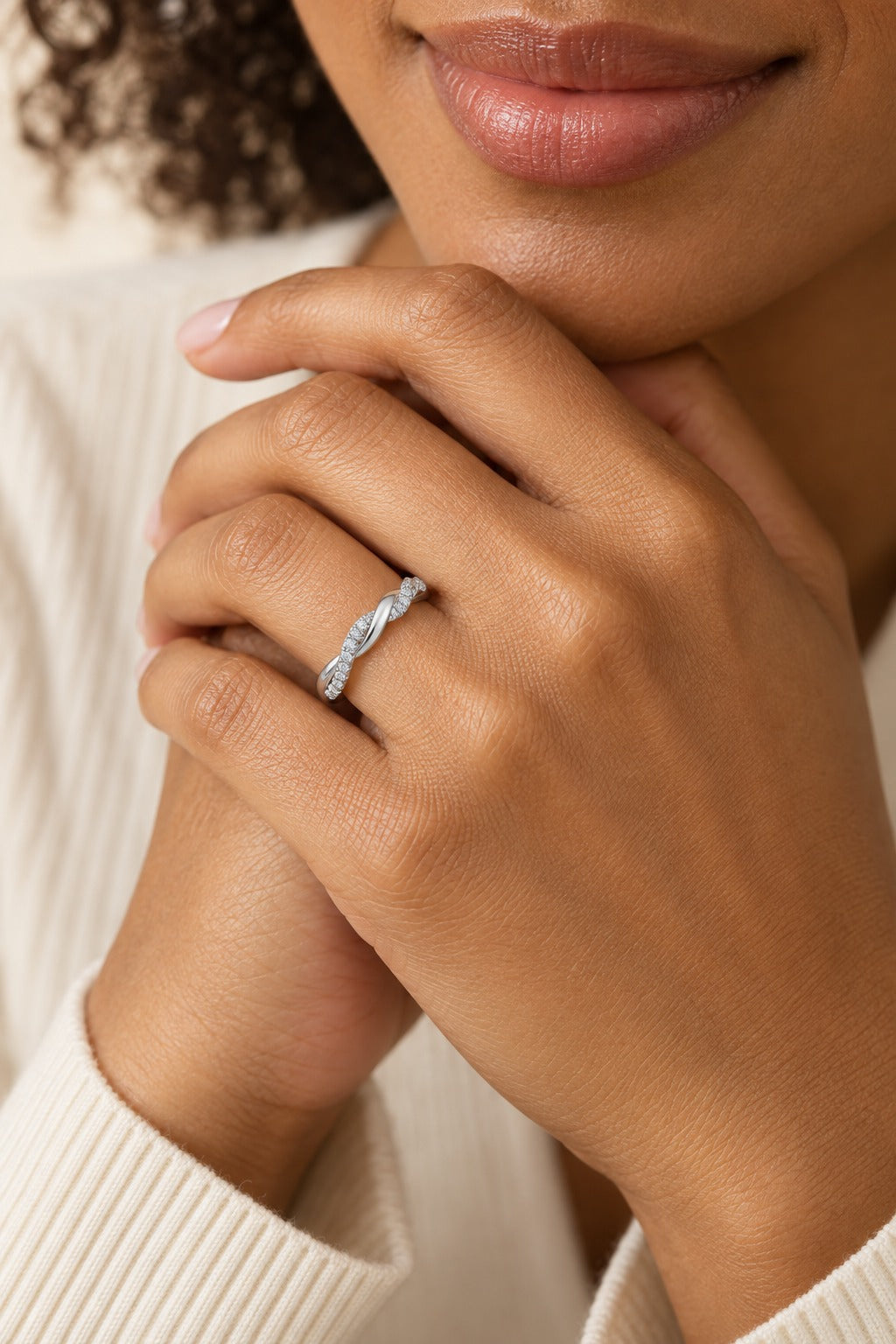 White Gold Round Lab-Grown Diamond Bridal Set – 1.32 CTW - product