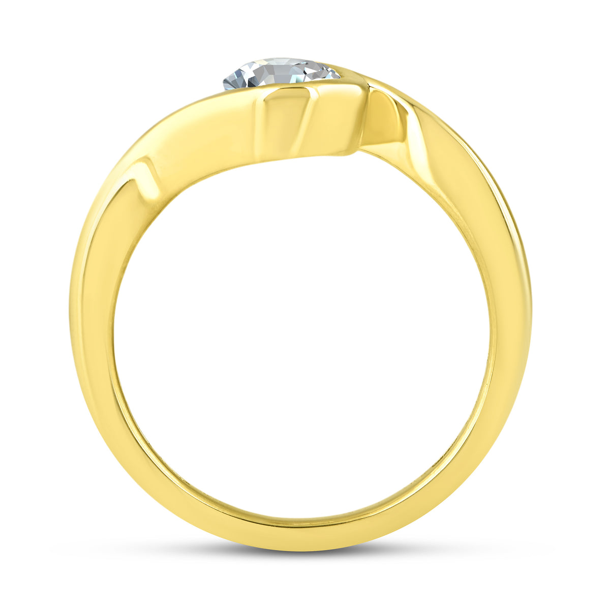 14K Yellow Gold Pear Lab-Grown Diamond Solitaire – 1.03 CTW - product
