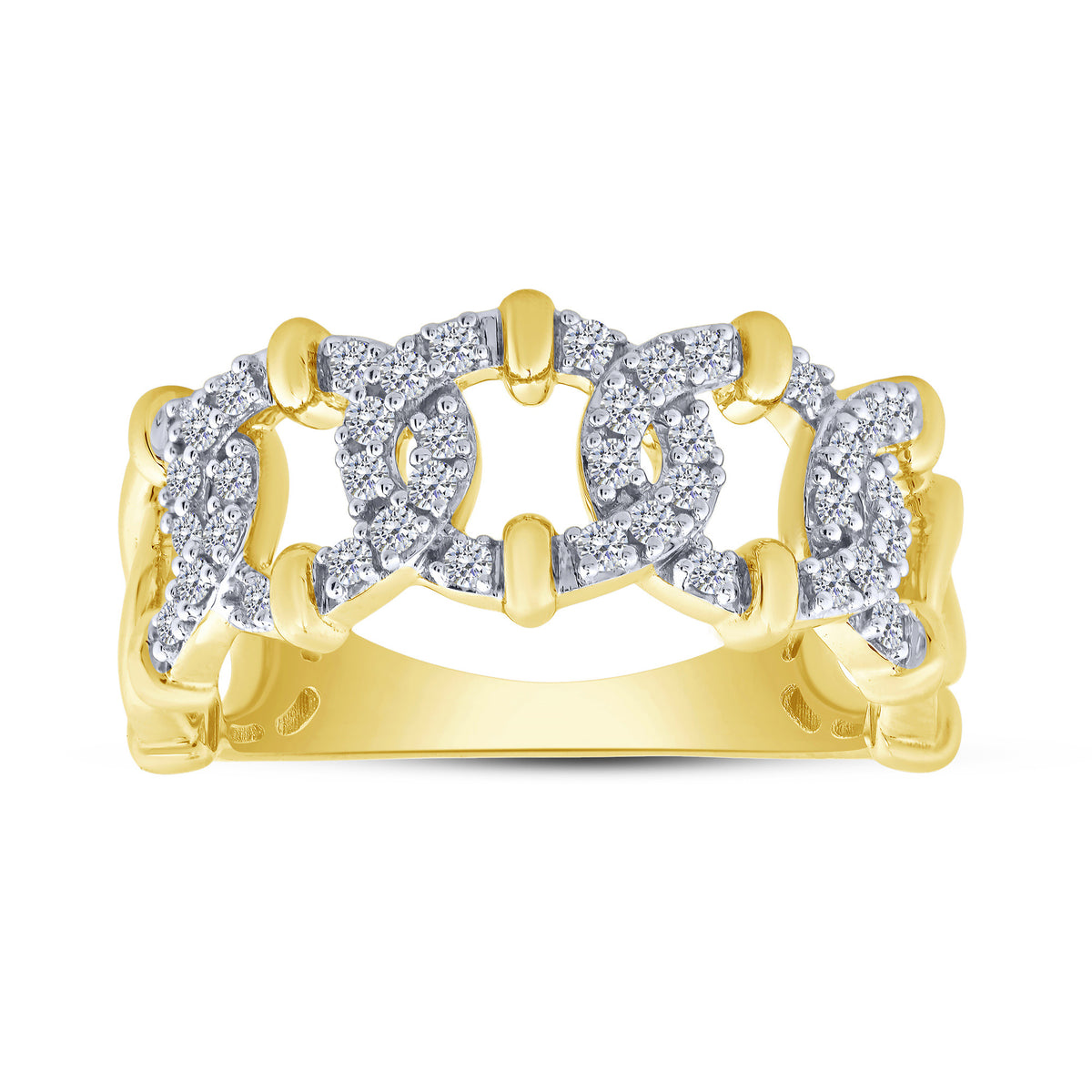 10K Yellow Gold Round Lab-Grown Diamond Wedding Band – 0.33 CTW - product