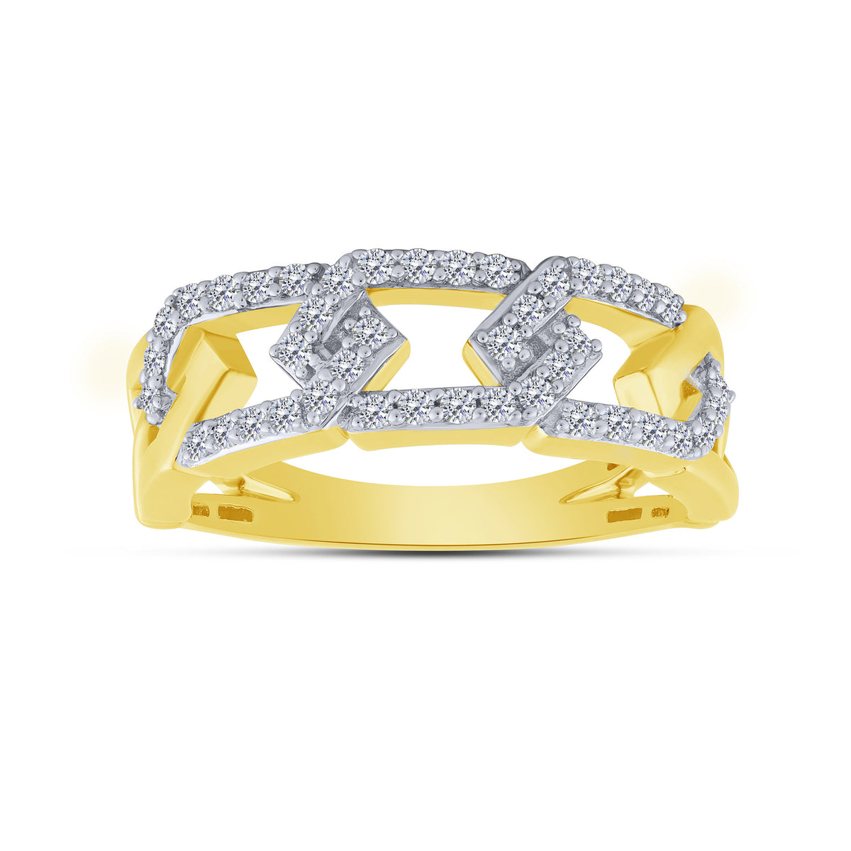 10K Yellow Gold Round Lab-Grown Diamond Wedding Band – 0.33 CTW - product