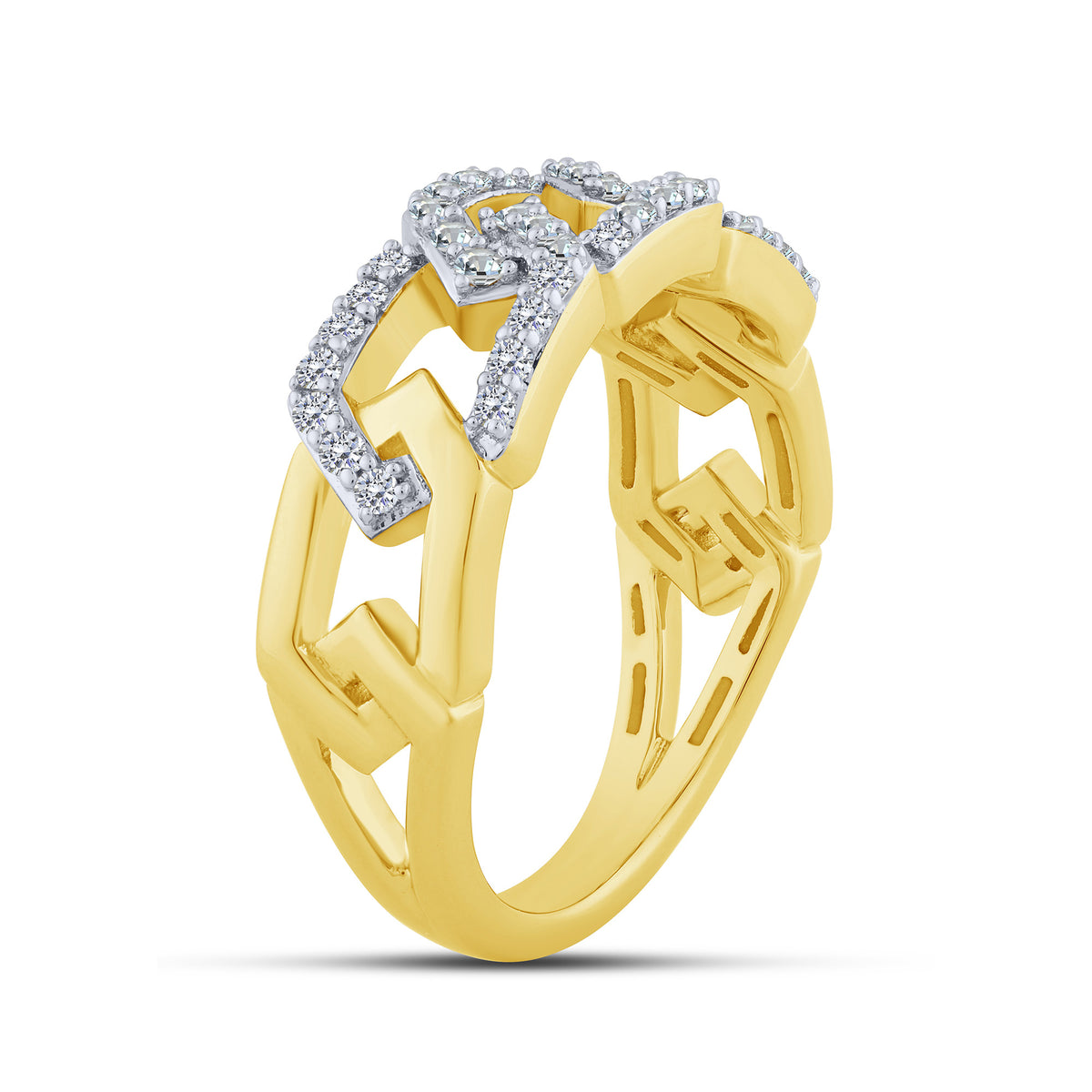 10K Yellow Gold Round Lab-Grown Diamond Wedding Band – 0.33 CTW - product