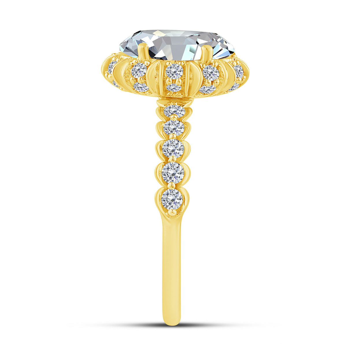 14K Yellow Gold Lab-Grown Diamond Engagement Ring – 2.53 CTW - product