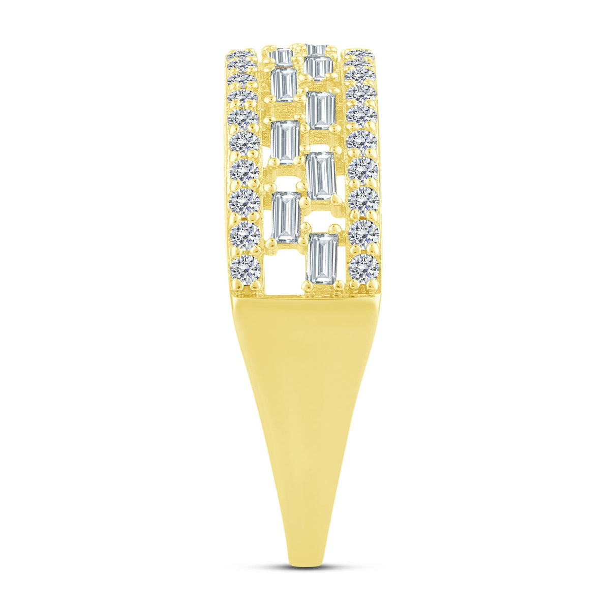 14K Yellow Gold Lab-Grown Diamond Wedding Band – 0.58 CTW - product