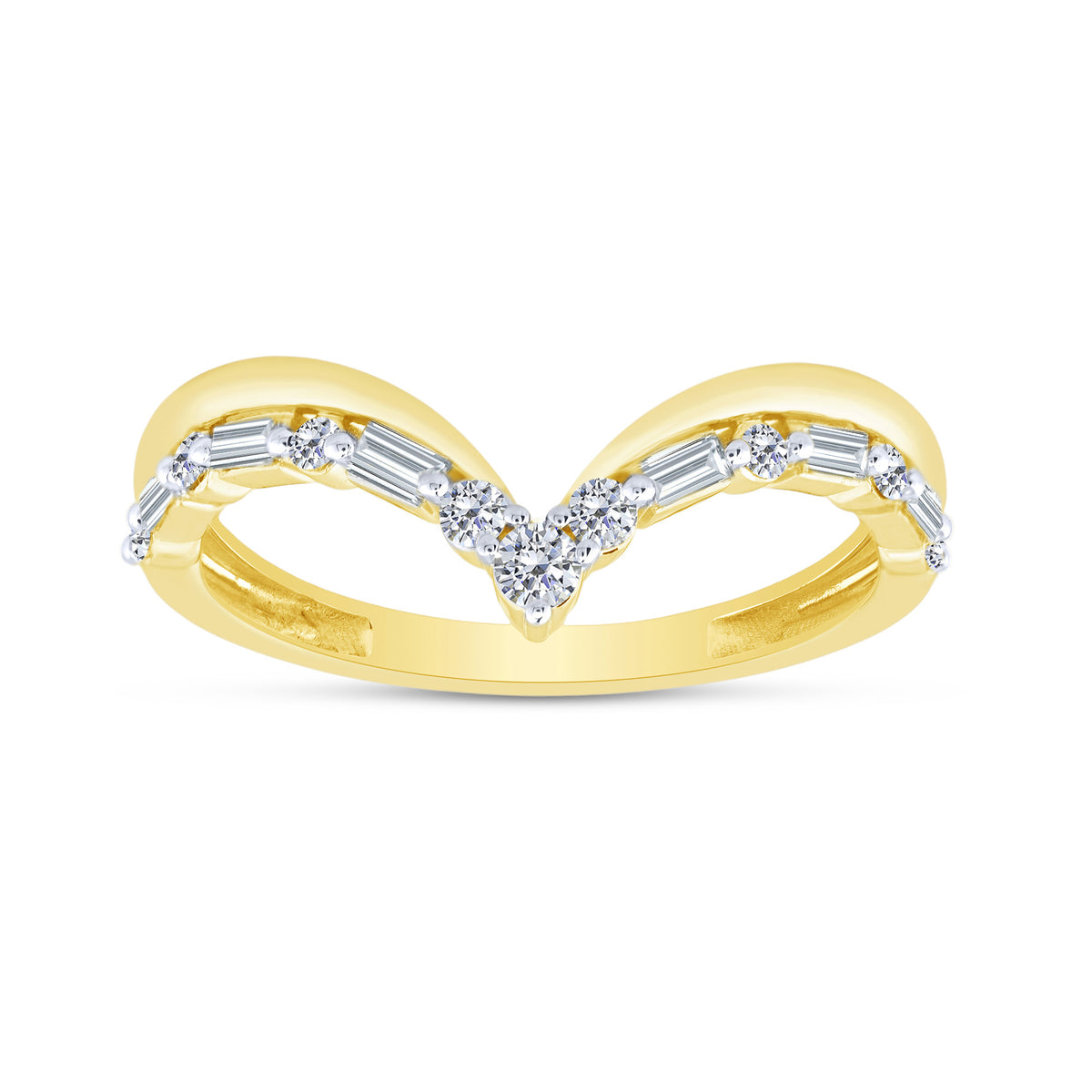 10K Yellow Gold Wedding Band - product