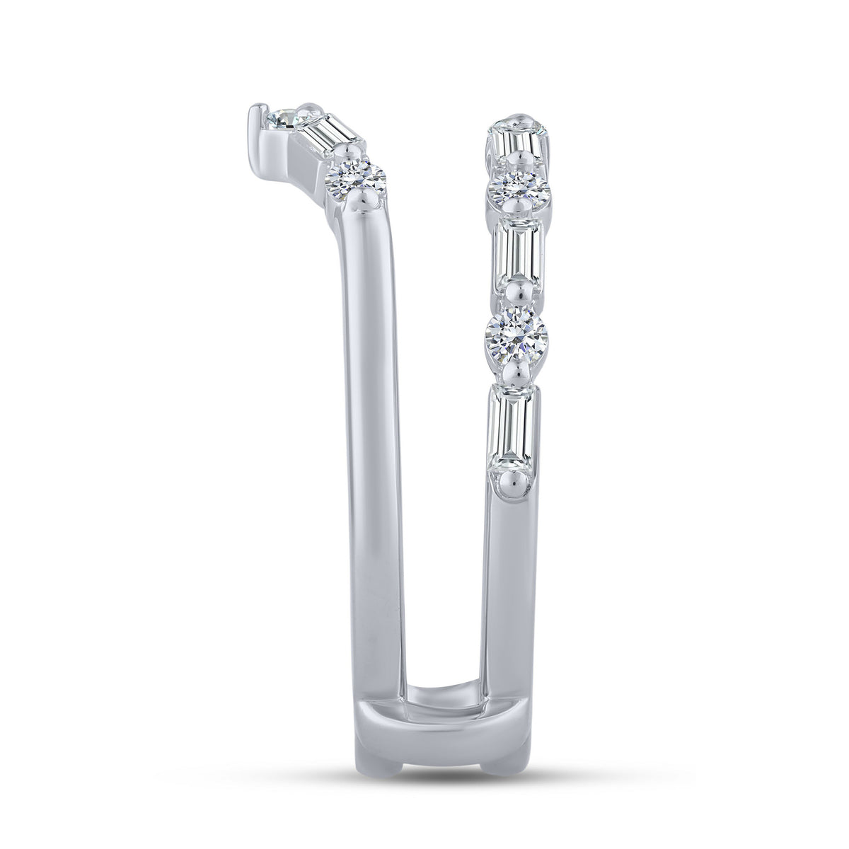 14K White Gold Lab-Grown Diamond Ring Wrap – 0.572 CTW - product