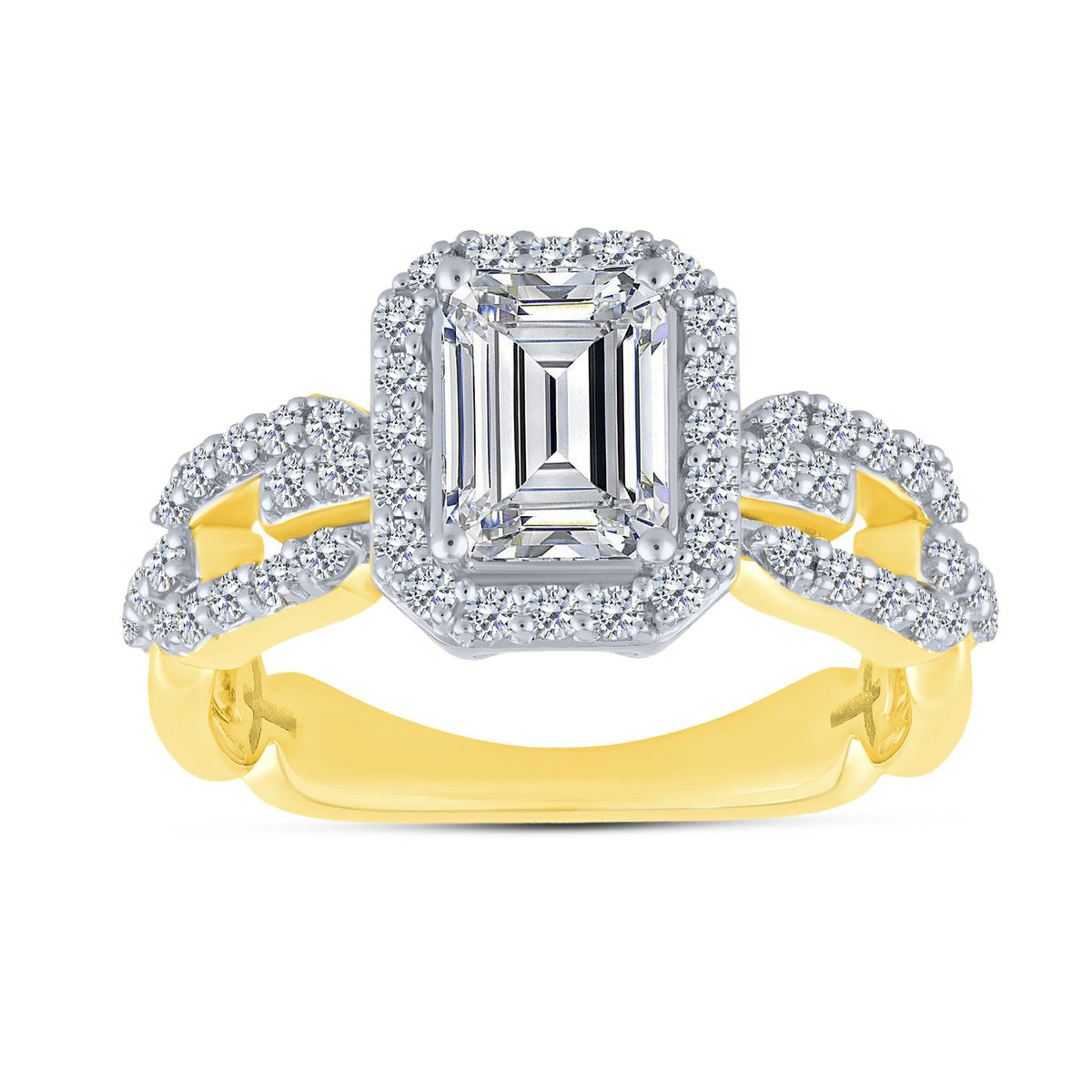 14K Yellow Gold Lab-Grown Diamond Engagement Ring – 2.02 CTW - product