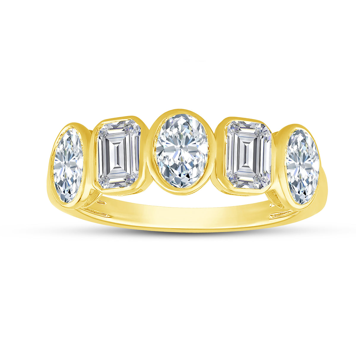 10K Yellow Gold Lab-Grown Diamond Wedding Band – 1.9 CTW - product