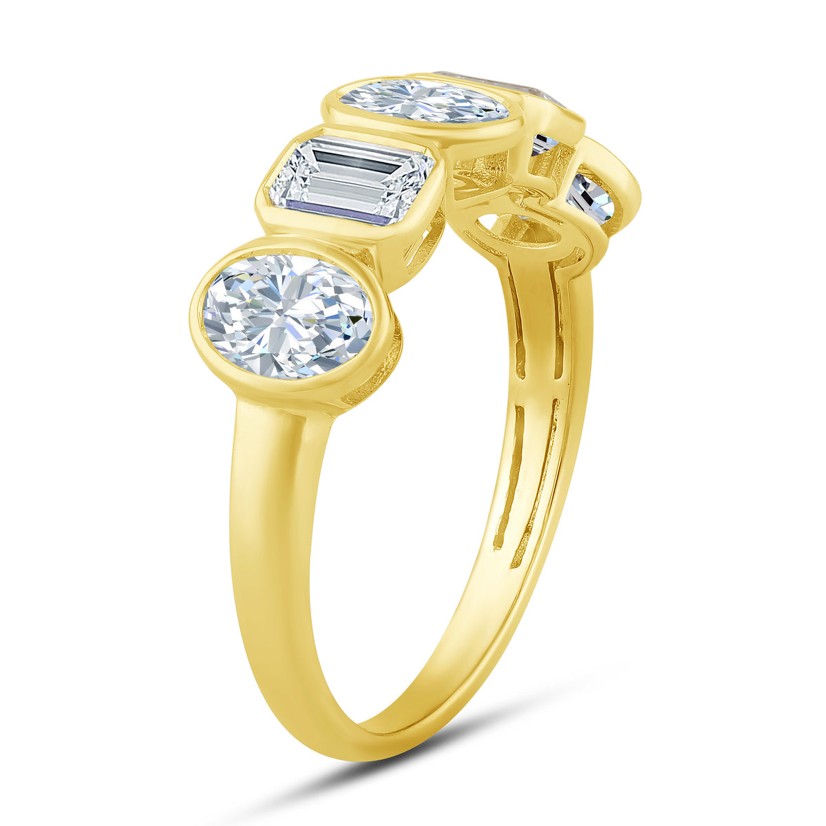 10K Yellow Gold Lab-Grown Diamond Wedding Band – 1.9 CTW - product