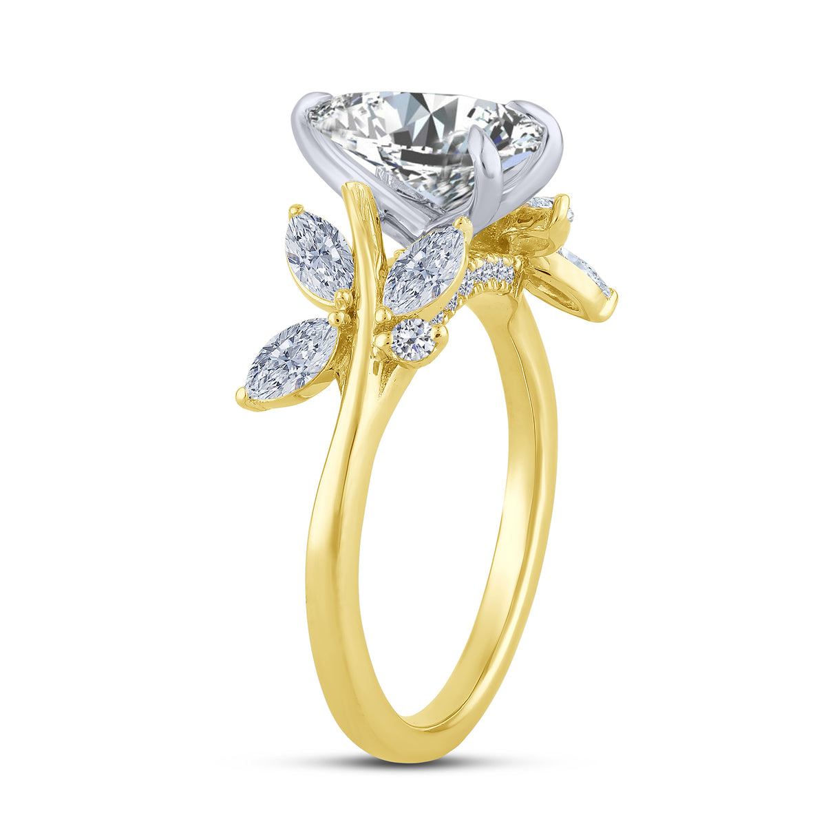 10K Two-Tone Gold Lab-Grown Diamond Bridal Set – 1.92 CTW - product