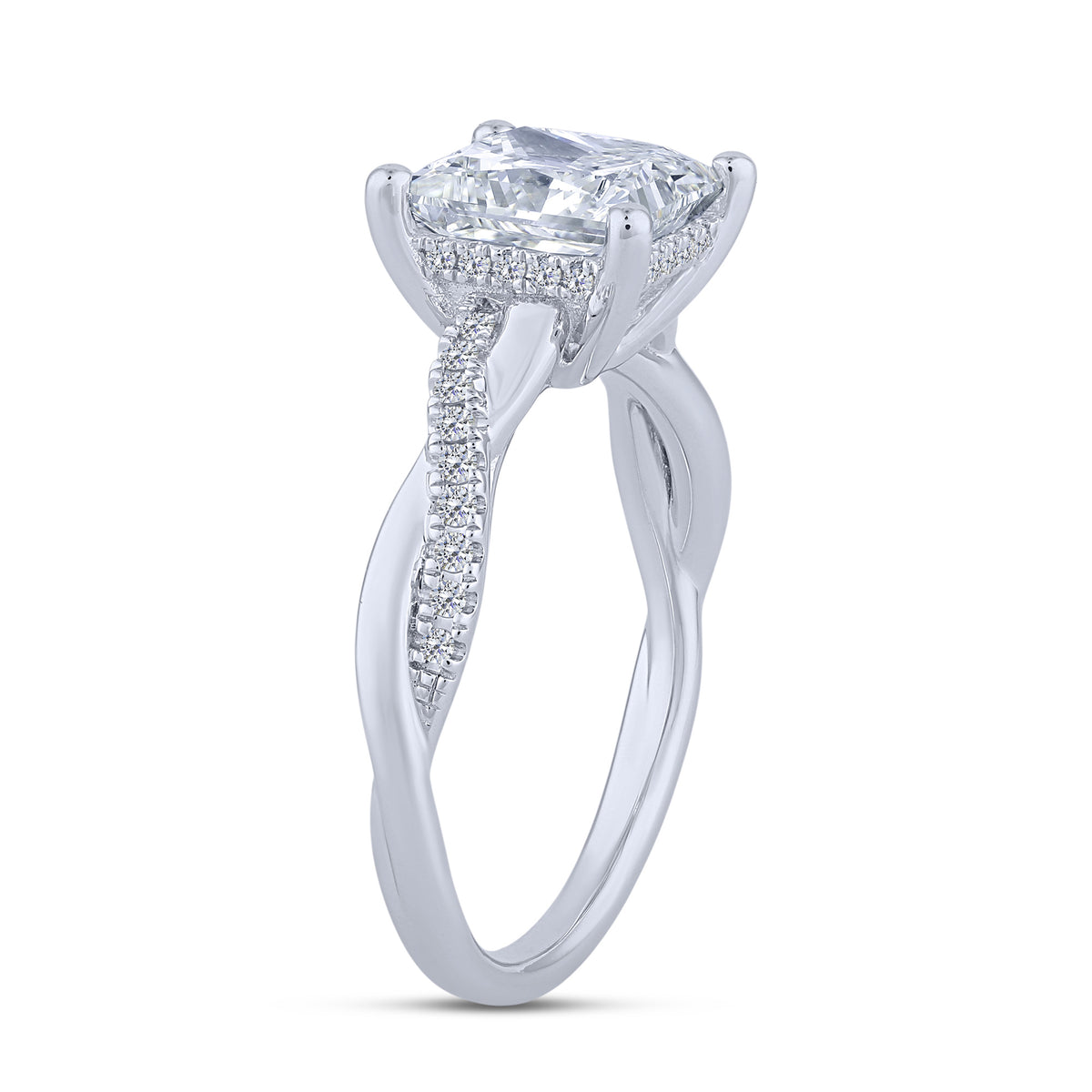 14K White Gold Lab-Grown Diamond Bridal Set – 2.85 CTW - product