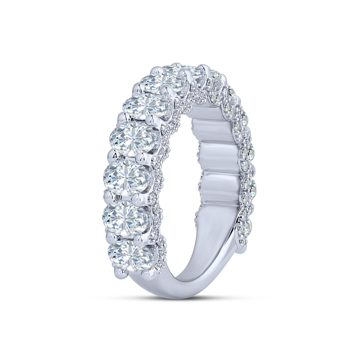 14K White Gold Lab-Grown Diamond Bridal Set – 13.06 CTW - product
