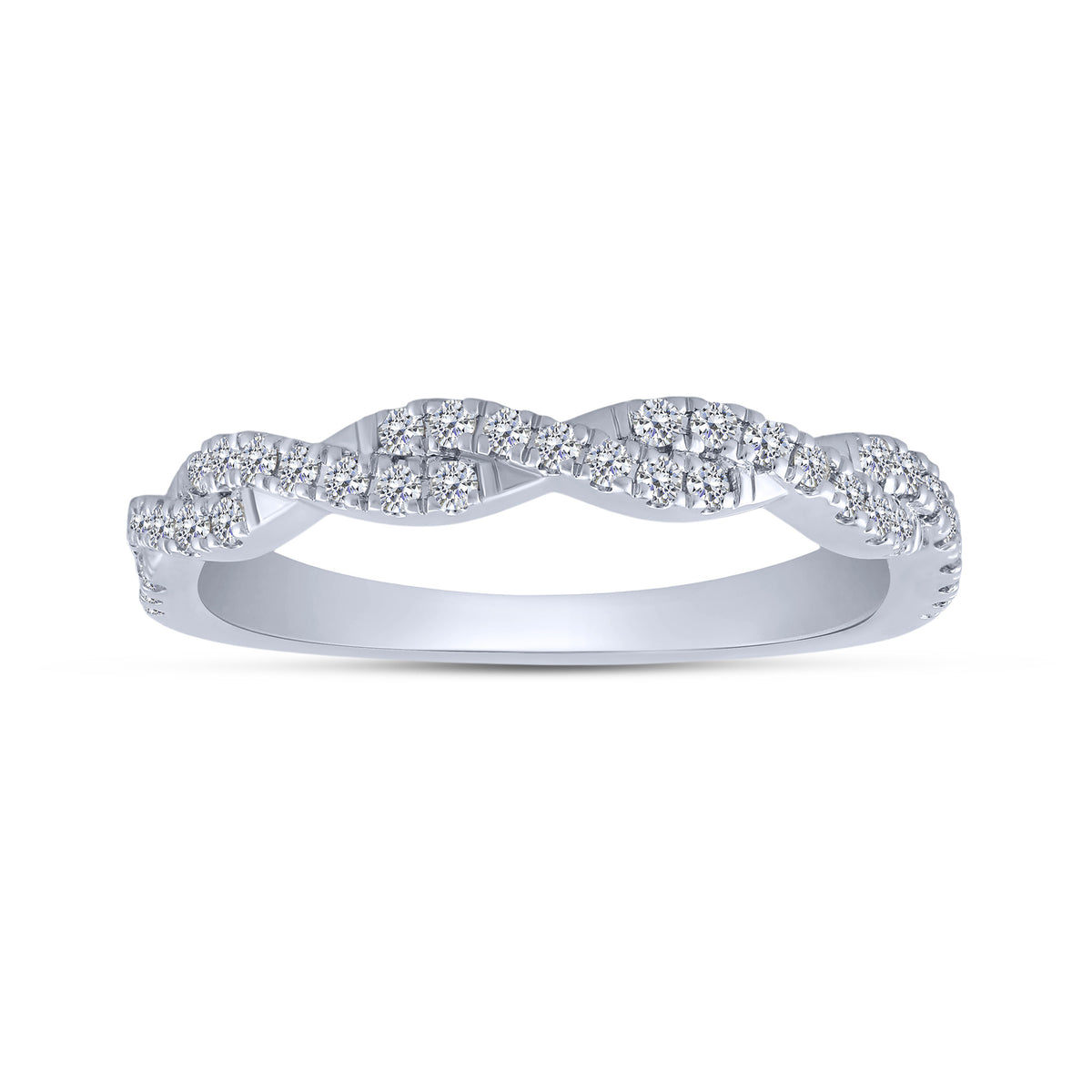 14K White Gold Round Lab-Grown Diamond Bridal Set – 1.55 CTW - product