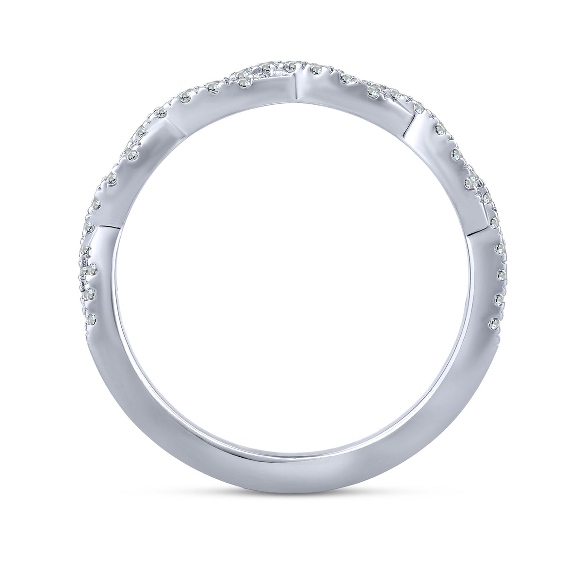 14K White Gold Round Lab-Grown Diamond Bridal Set – 1.55 CTW - product