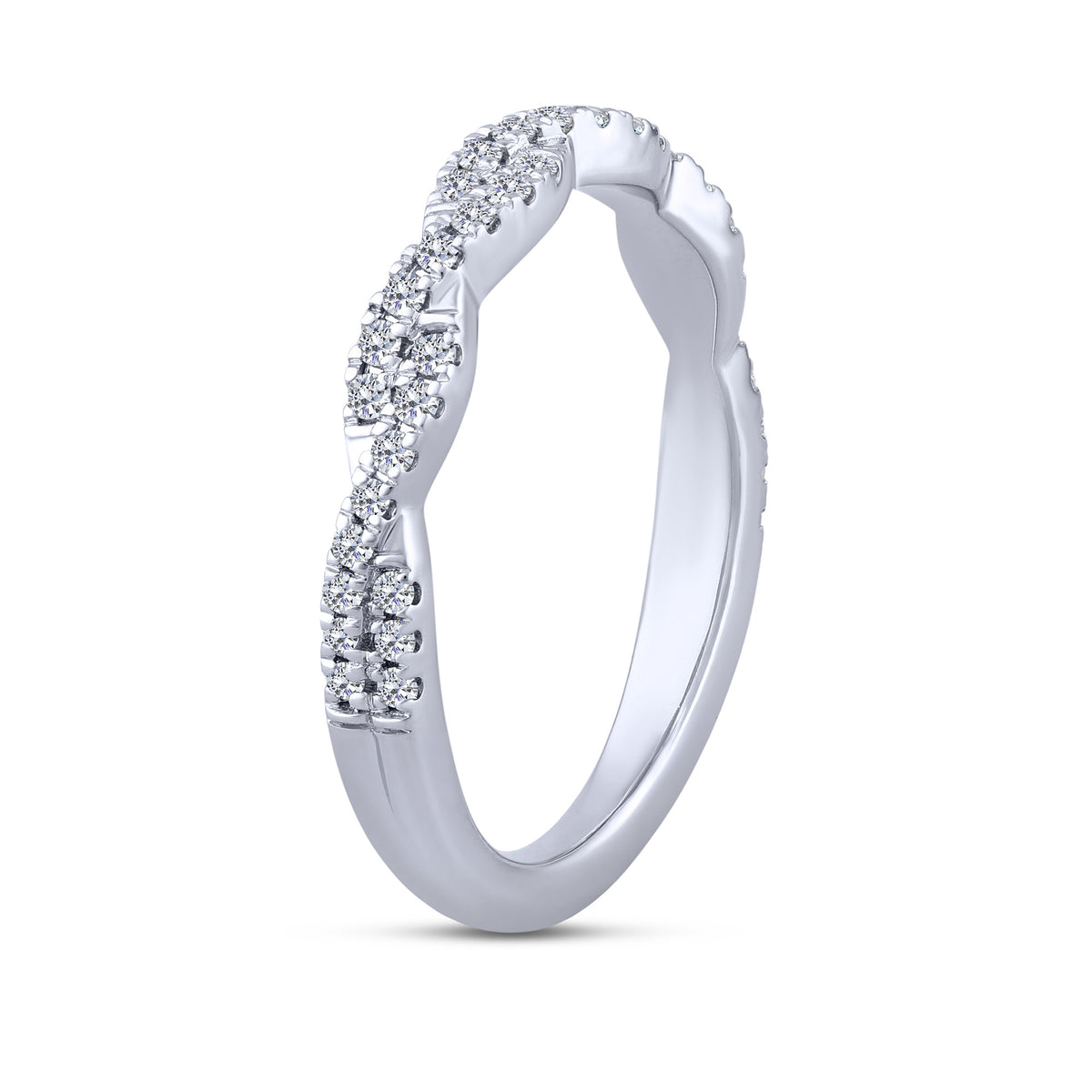 14K White Gold Round Lab-Grown Diamond Bridal Set – 1.55 CTW - product