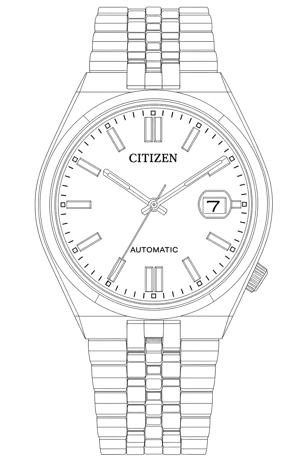 Citizen TSUYOSA 60 37mm watch model NK0032-56A - view 7