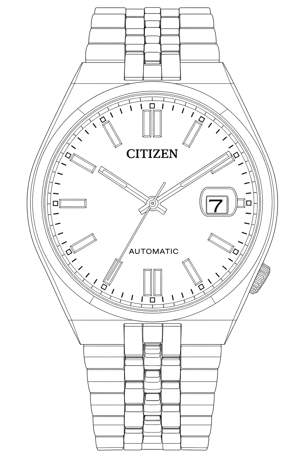 Citizen TSUYOSA 60 watch model NK0022-50A - view 7
