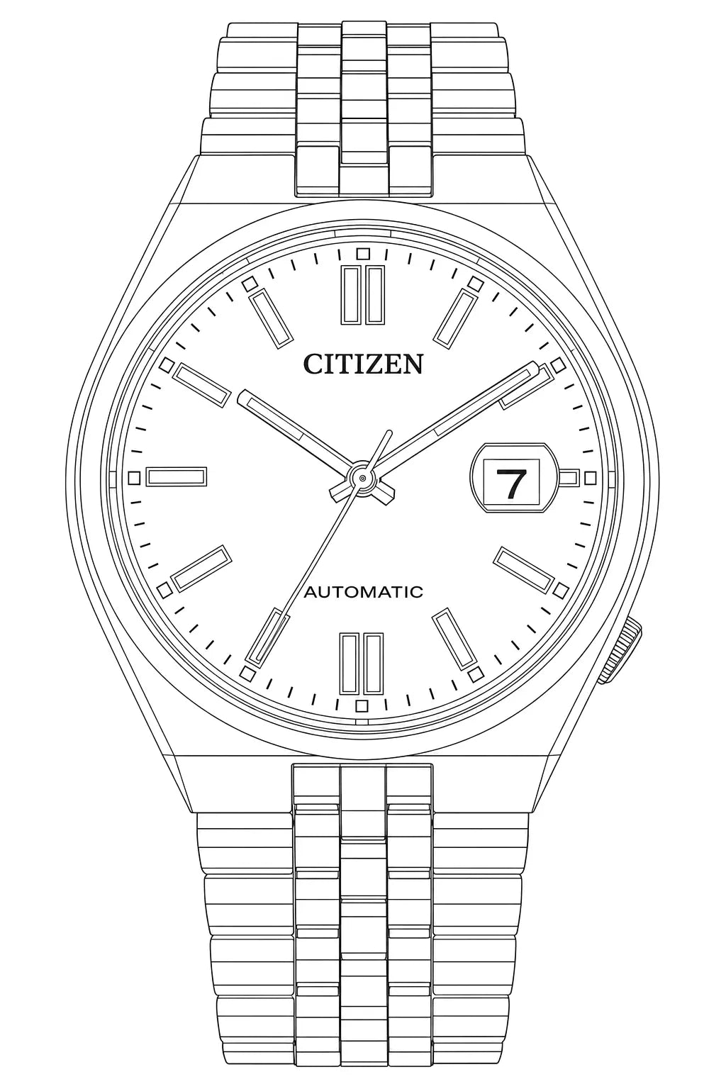 Citizen TSUYOSA 60 watch model NK0024-54X - view 7