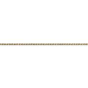 14k 1.15mm 20in Diamond Cut Machine-made Rope Chain