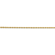 14k 1.50mm 20in D/C Rope with Lobster Clasp Chain