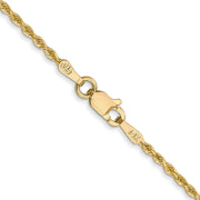 14k 1.50mm 20in D/C Rope with Lobster Clasp Chain