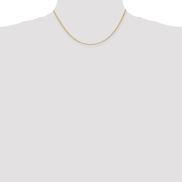 14k 1.50mm 16in D/C Rope with Lobster Clasp Chain