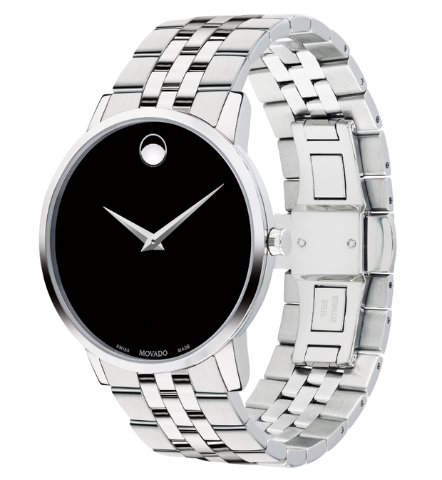 Movado Museum Classic Black Dial Watch 0607199