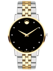 Movado Museum Classic Two-Tone Diamond Watch 0607202