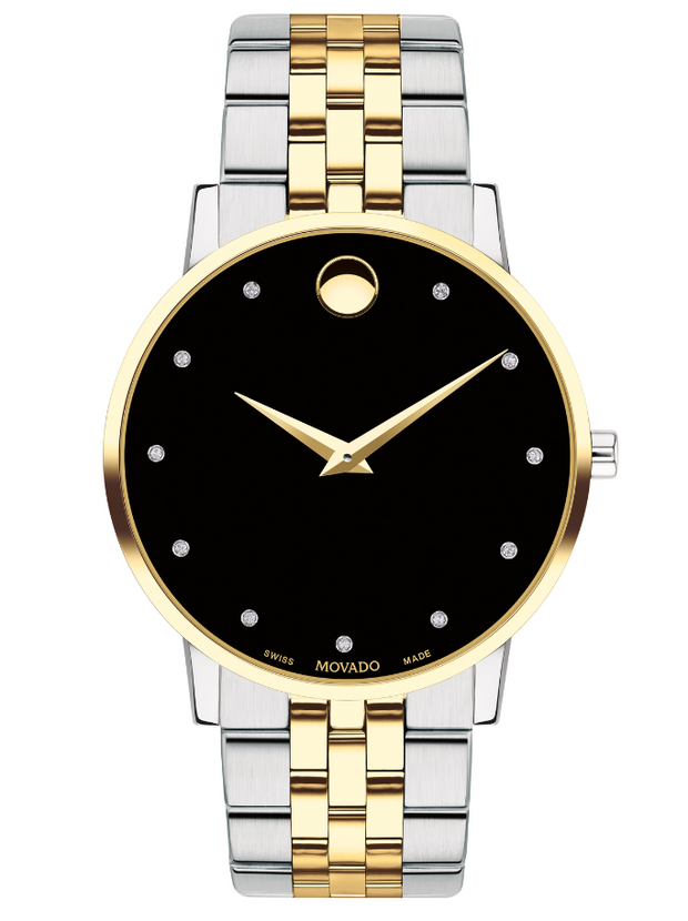 Movado Museum Classic Two-Tone Diamond Watch 0607202