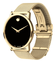 Movado Museum Classic Yellow Gold PVD-finished Watch 0607396