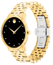 Movado Museum Classic Yellow Gold PVD Bracelet Watch 0607625