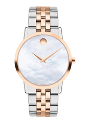 Movado Museum Classic Dial Two-Tone Ladies' Watch 0607629