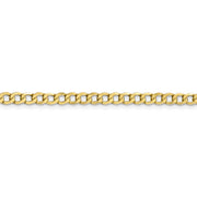10k 4.3mm 20in Semi-Solid Curb Link Chain
