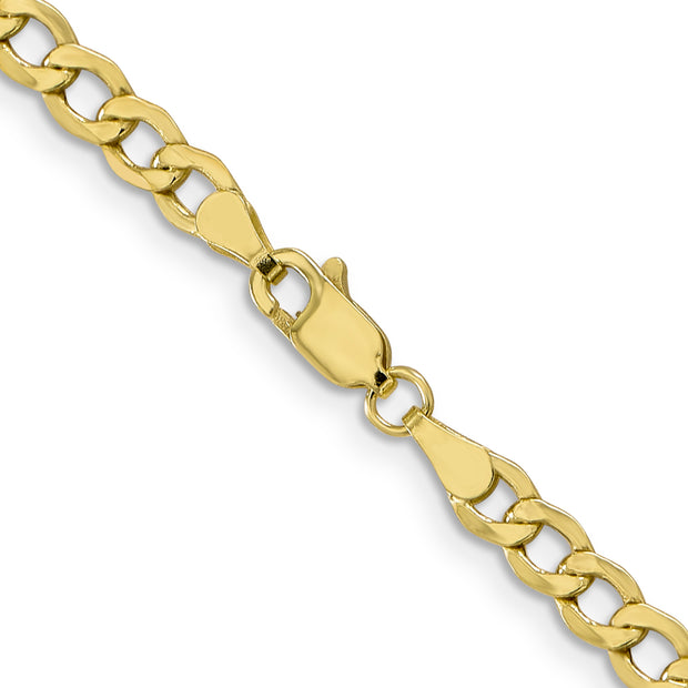 10k 4.3mm 20in Semi-Solid Curb Link Chain