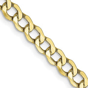 10k 4.3mm 20in Semi-Solid Curb Link Chain