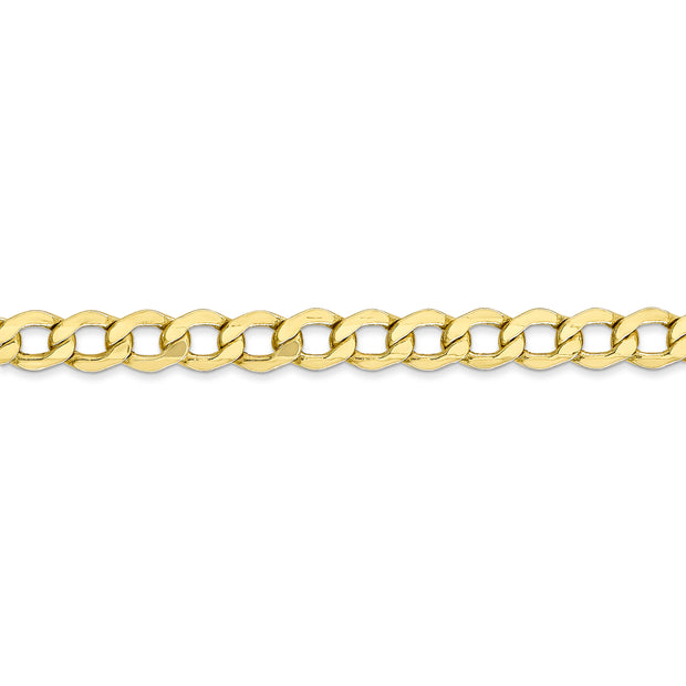 10k 5.25mm 24in Semi-Solid Curb Link Chain