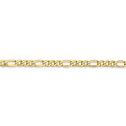 10k 3.5mm 20in Semi-Solid Figaro Chain