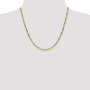 10k 3.5mm 20in Semi-Solid Figaro Chain