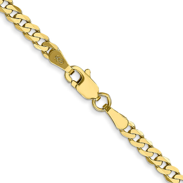 10k 2.9mm 22in Flat Beveled Curb Chain