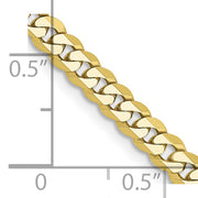 10k 3.9mm 22in Flat Beveled Curb Chain