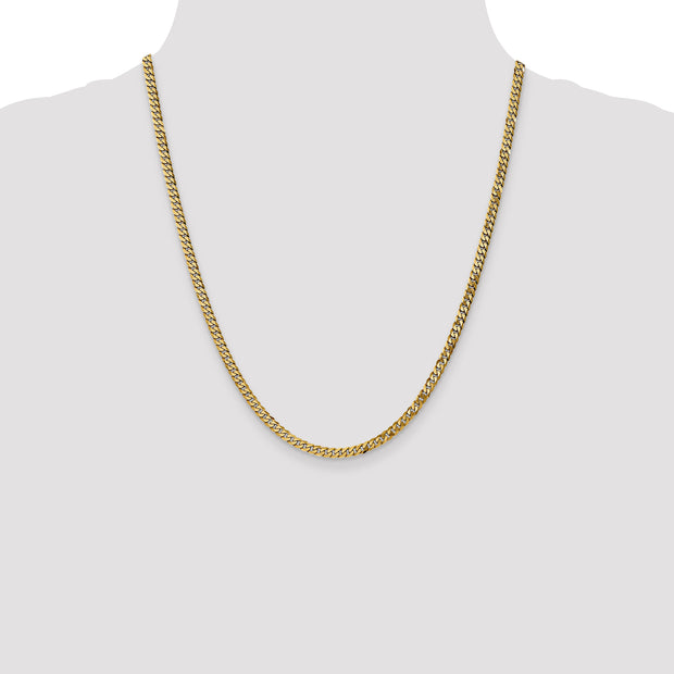 10k 3.9mm 22in Flat Beveled Curb Chain