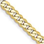 10k 3.9mm 22in Flat Beveled Curb Chain