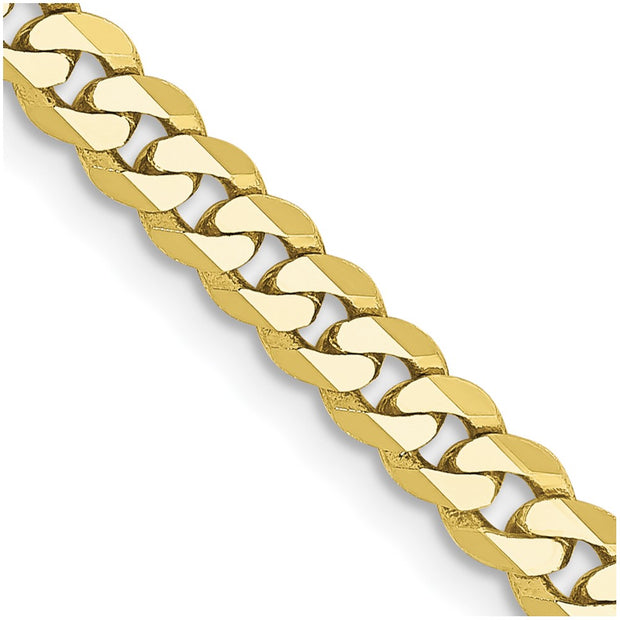 10k 3.9mm 22in Flat Beveled Curb Chain